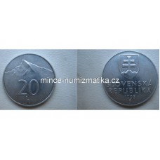 20 halier 1998 - Slovensko